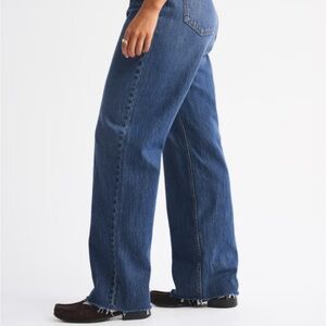 Abercrombie Curve Love High Rise Loose Jeans